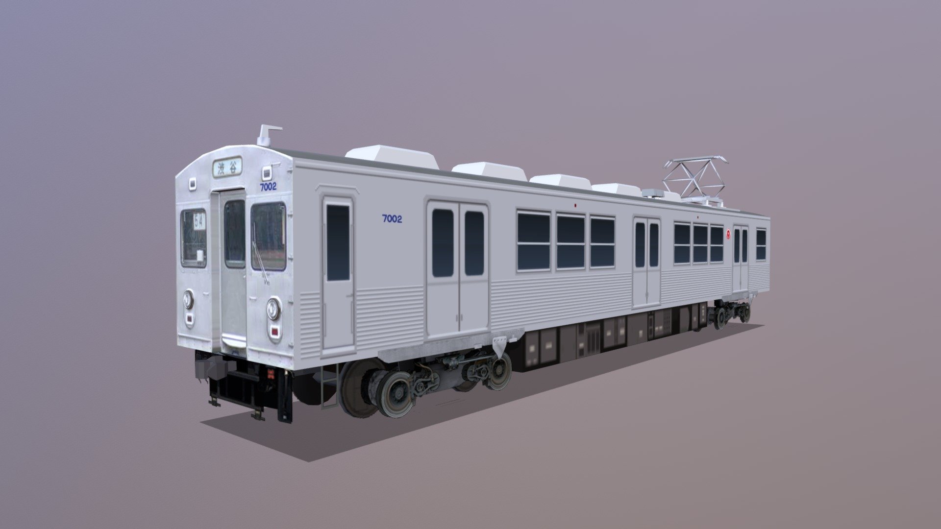 Tokyu 7000 3d model