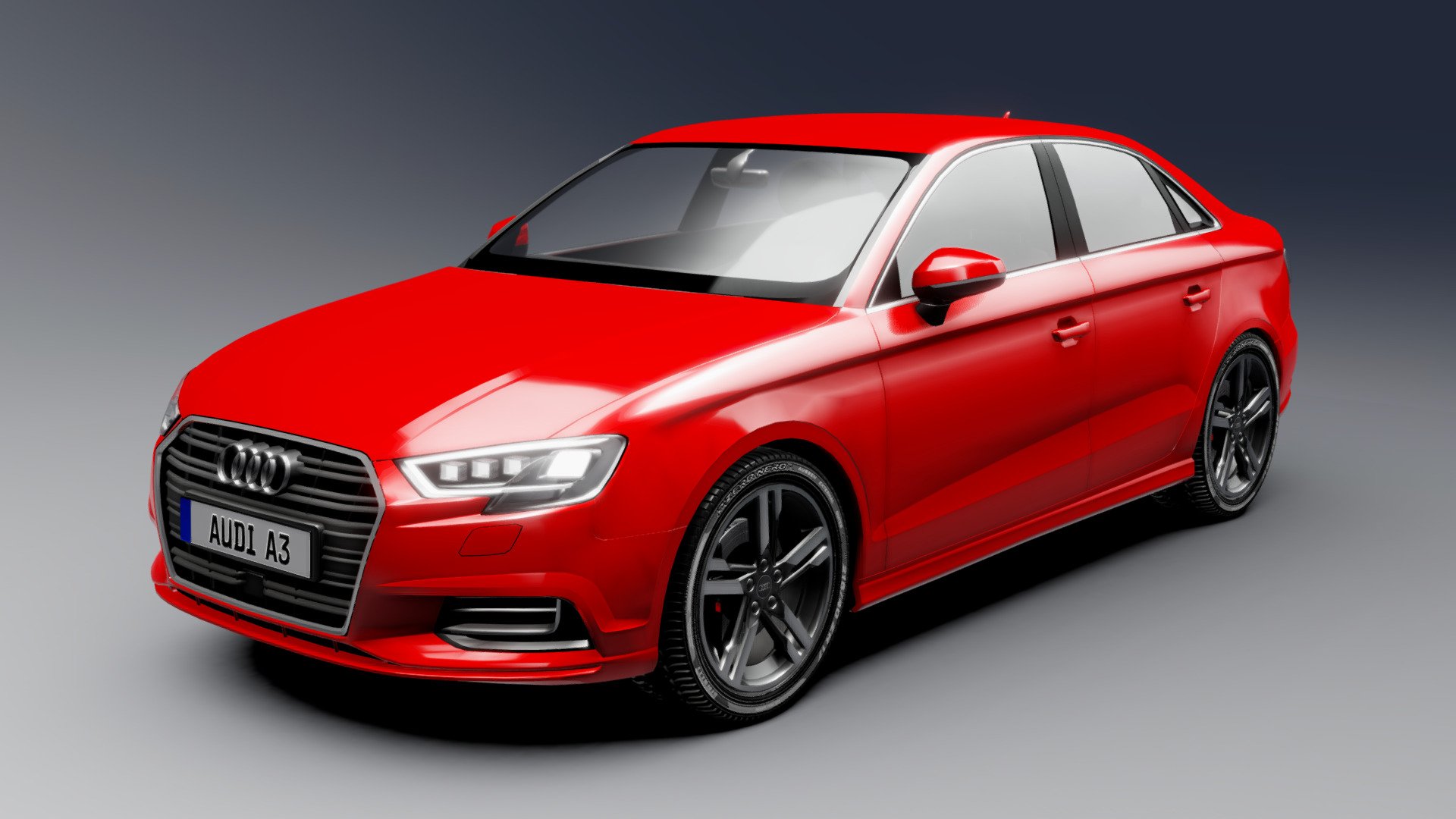 Audi A3 Sedan (8V) 3d model