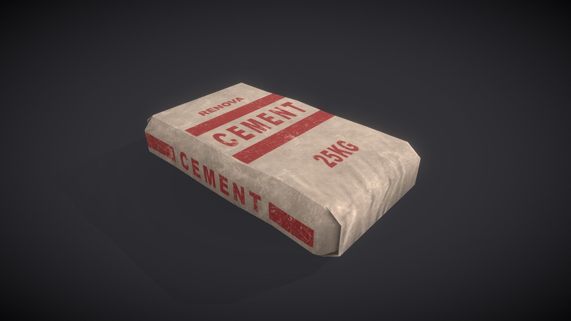 Cement 3d model