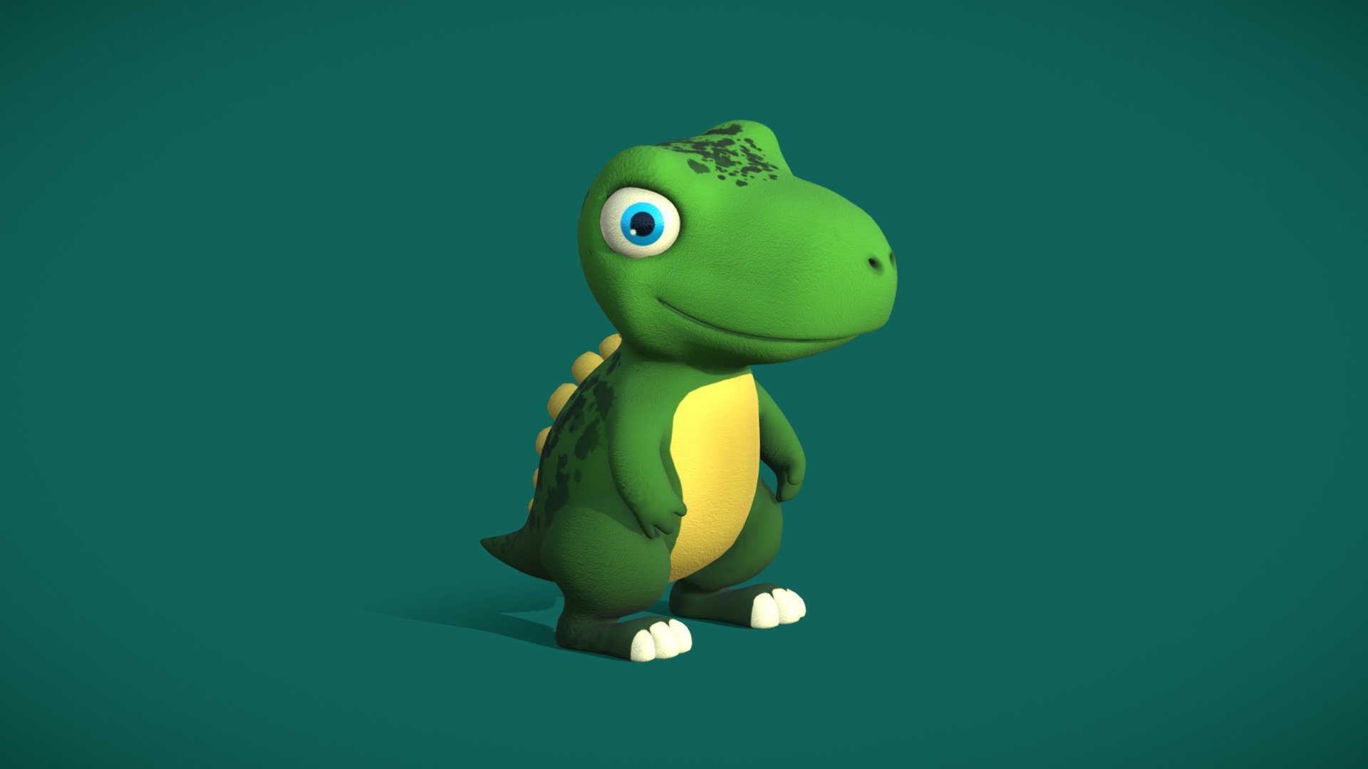 Cute dinosaur 3d model