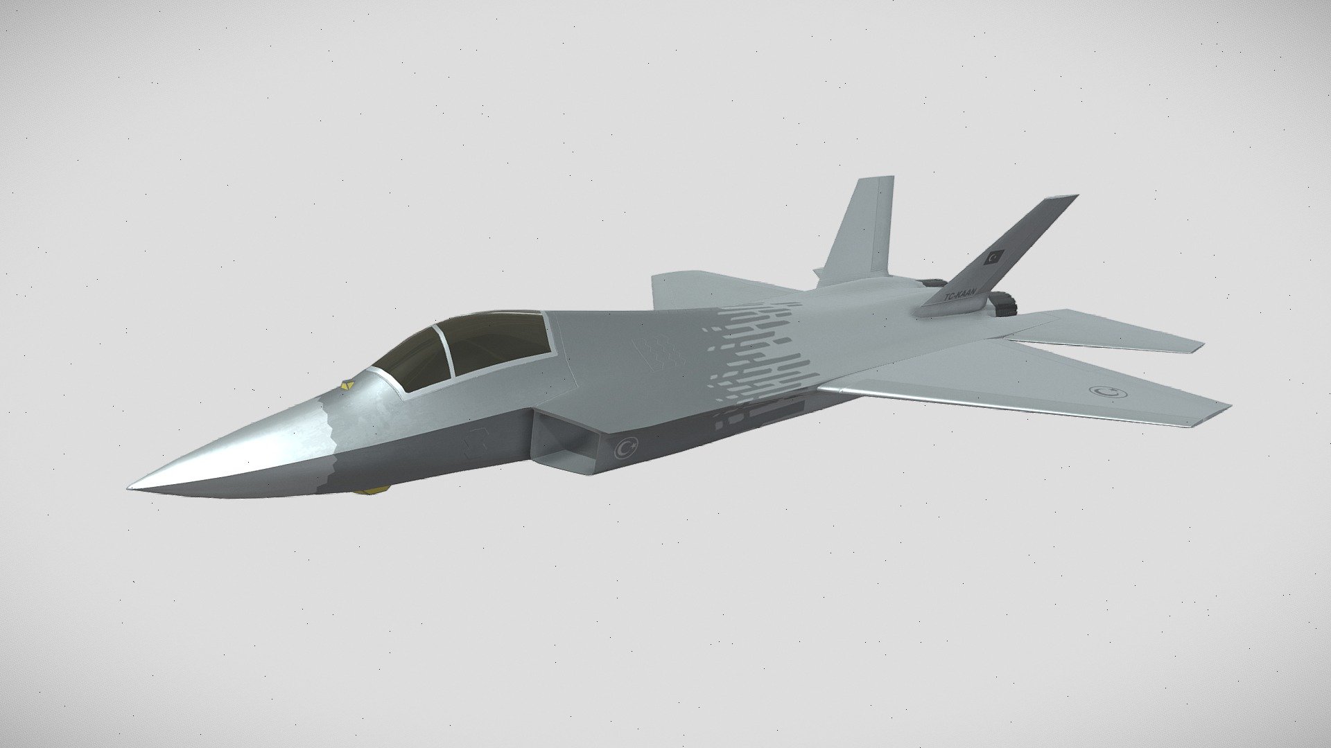 Turkish Aerospace KAAN 3d model