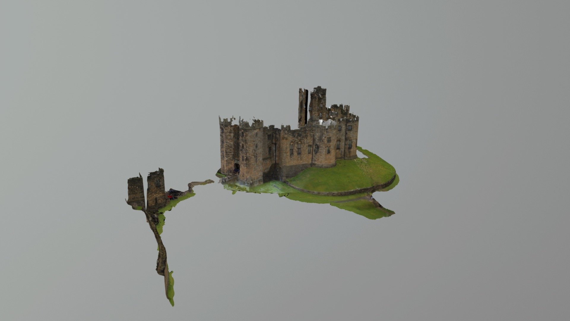 Alnwick Castle 3d model