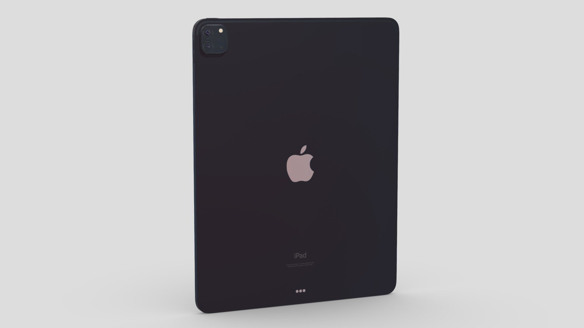 Apple iPad Pro 12.9 2021 Space Gray 3d model