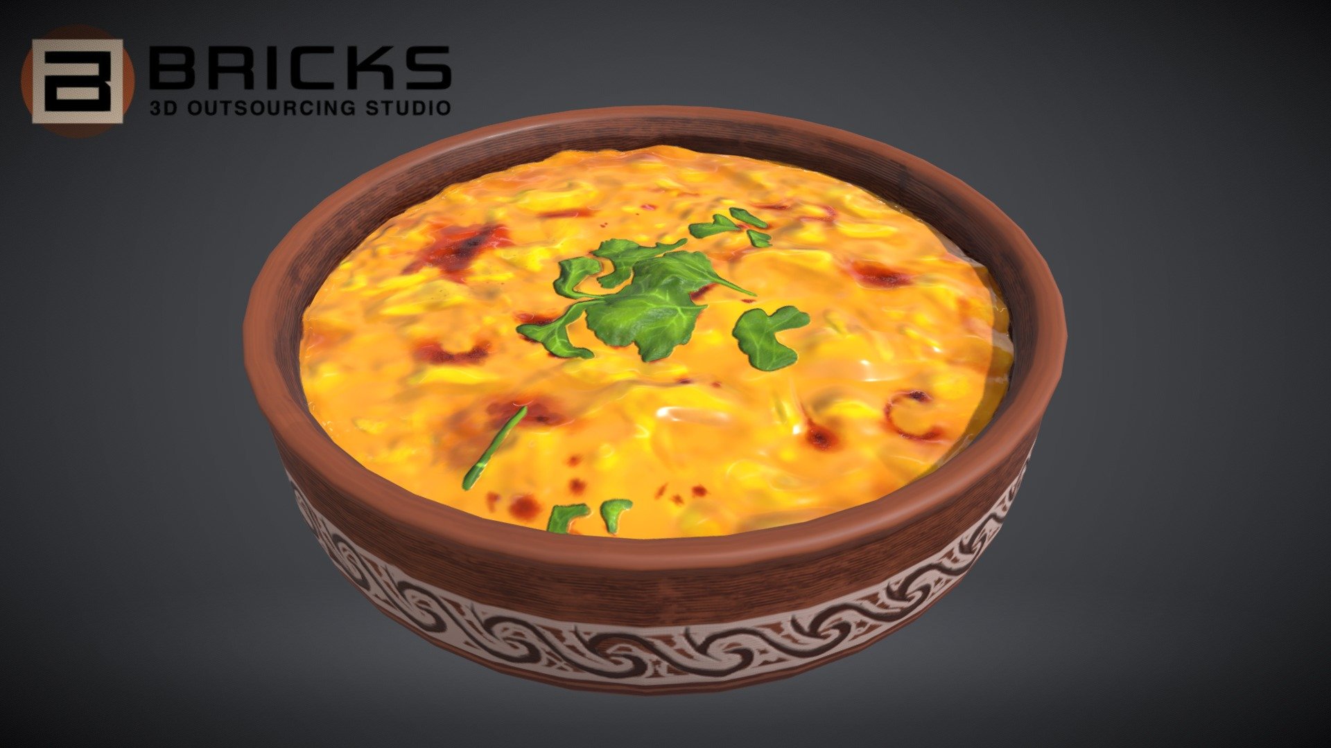 Butter Chicken 3d model