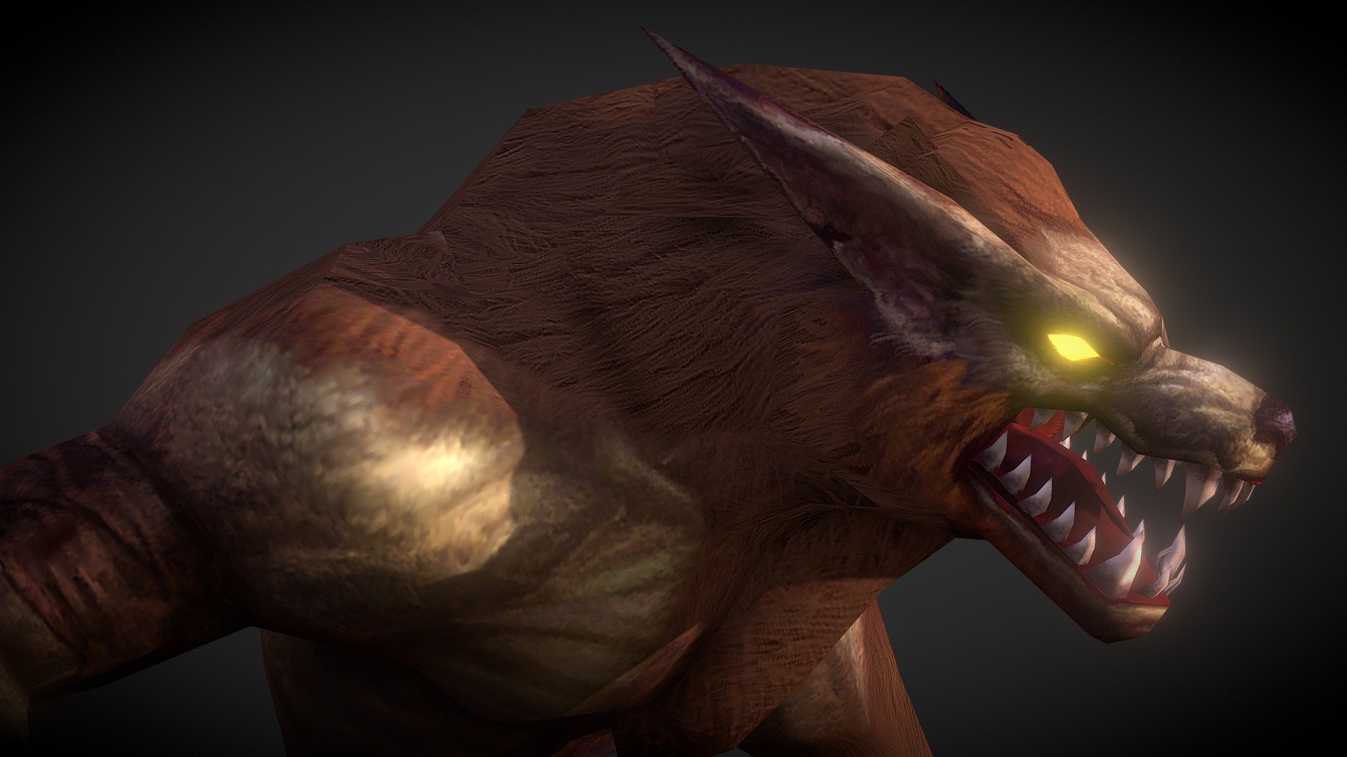 werewolf 3d model