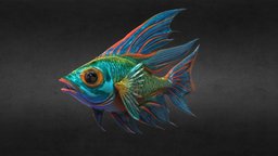 Fantasy fish, animation