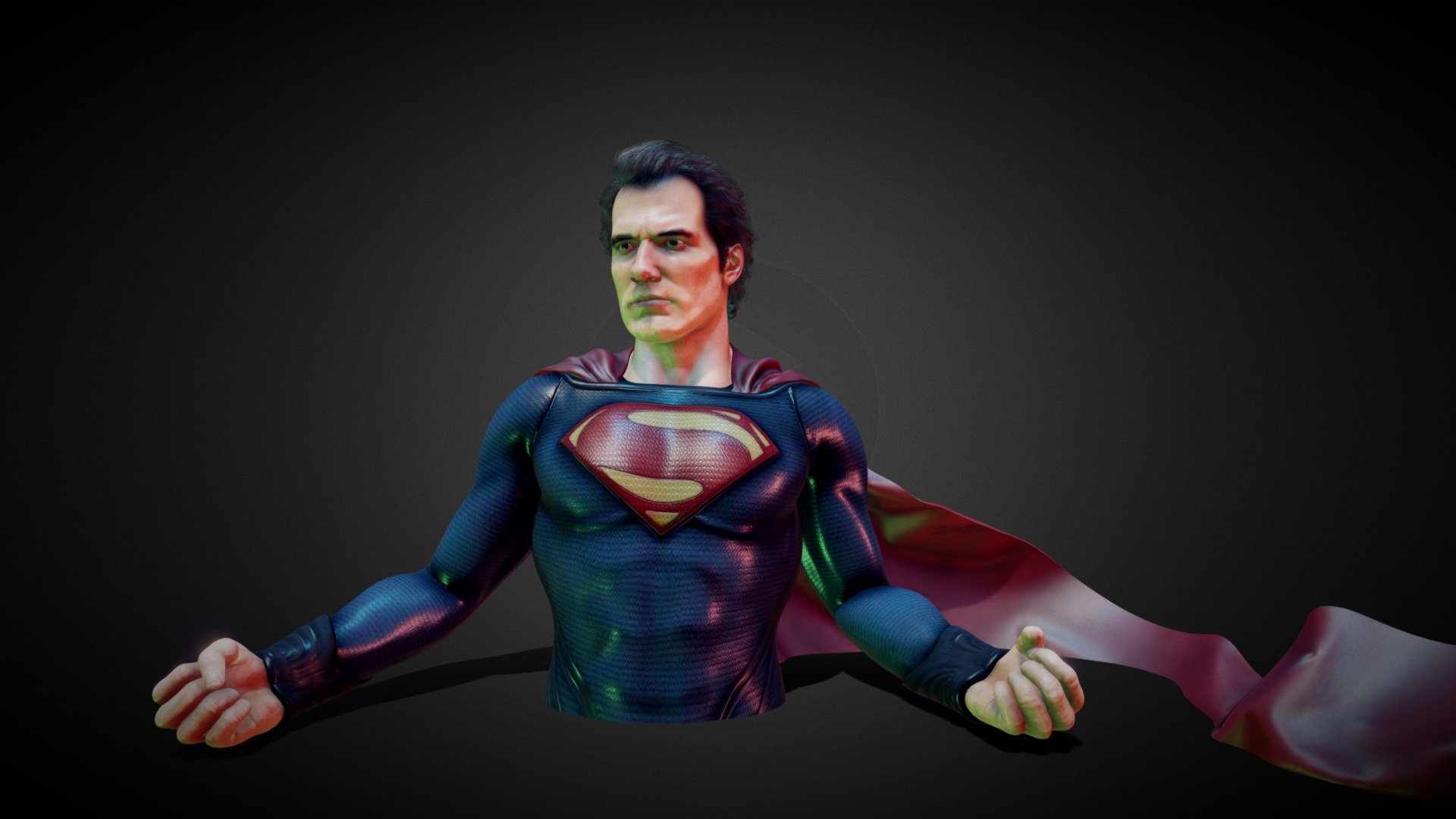 Super-man 3d model