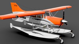 Light hydroplane Maule with interior