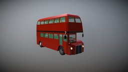 Low Poly London Bus