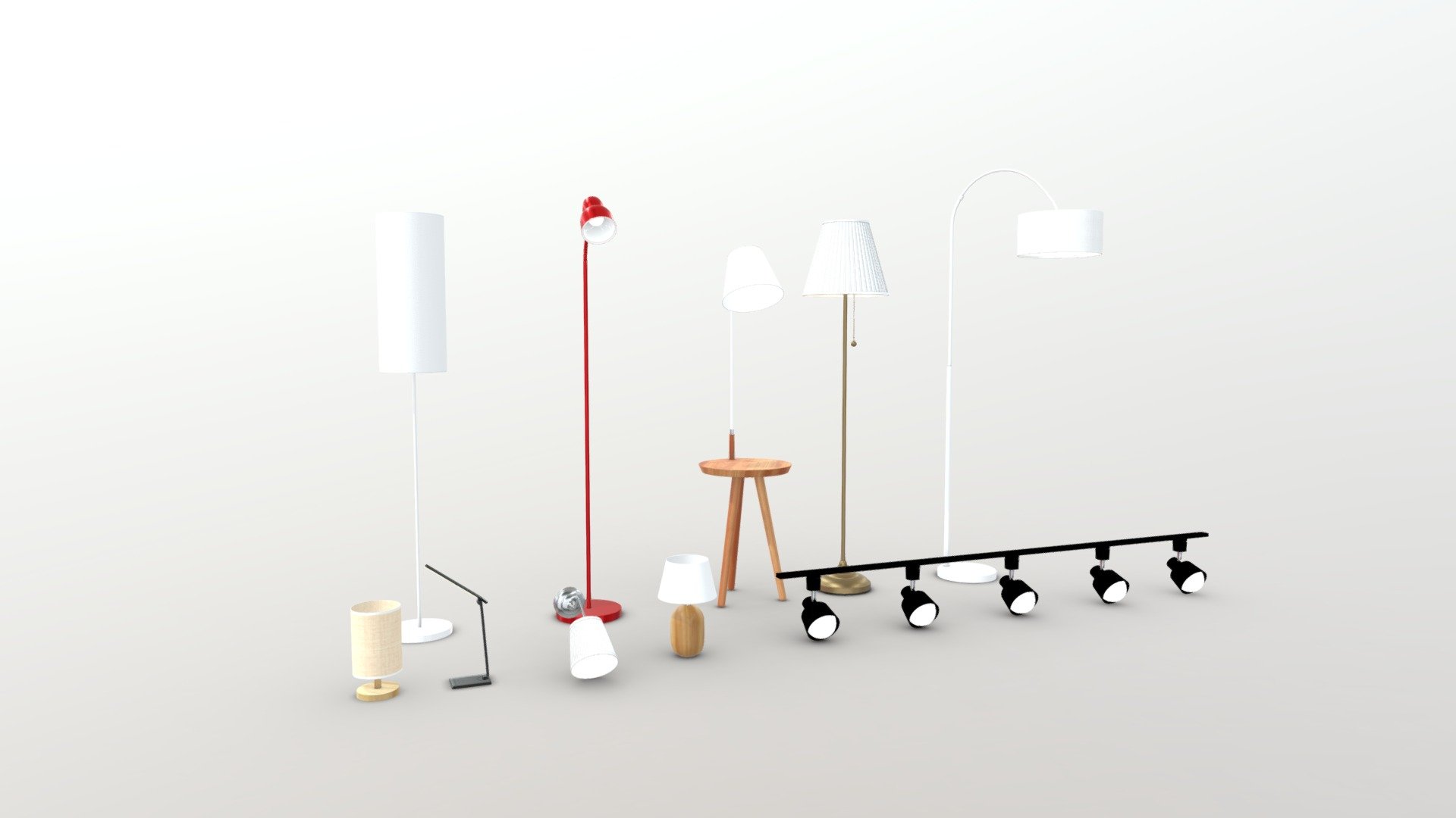 Lamp Pack #1 3d model