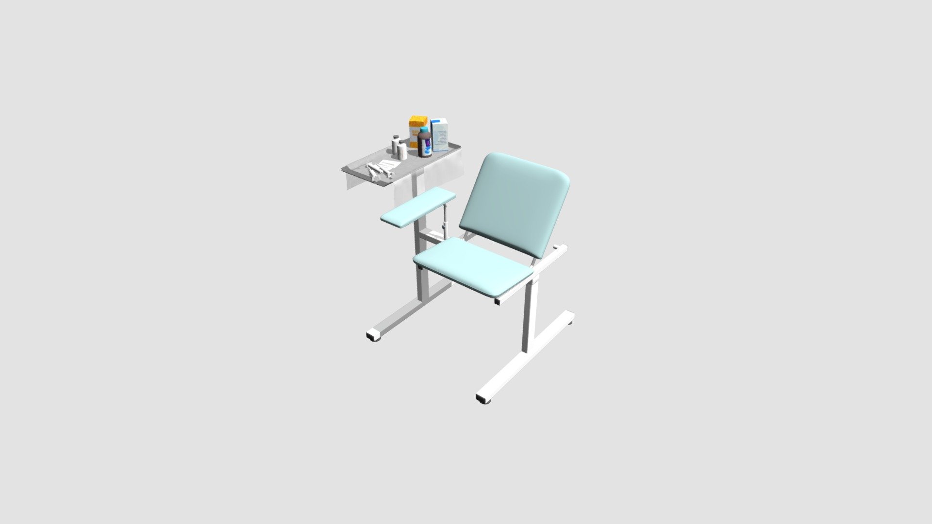 hospital equipment 3d model