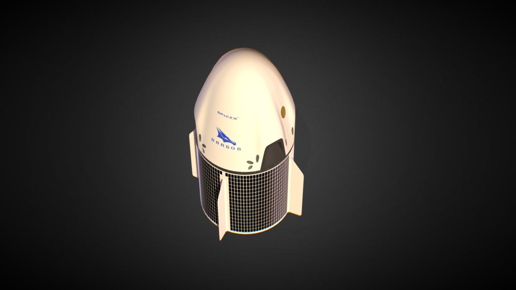 SpaceX Dragon 2 WIP 3d model