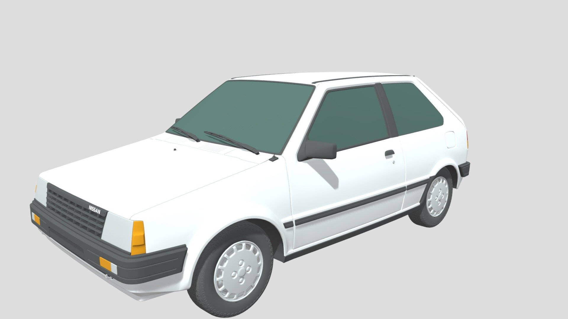 Nissan Micra (K10) (3-Doors) (1982) 3d model