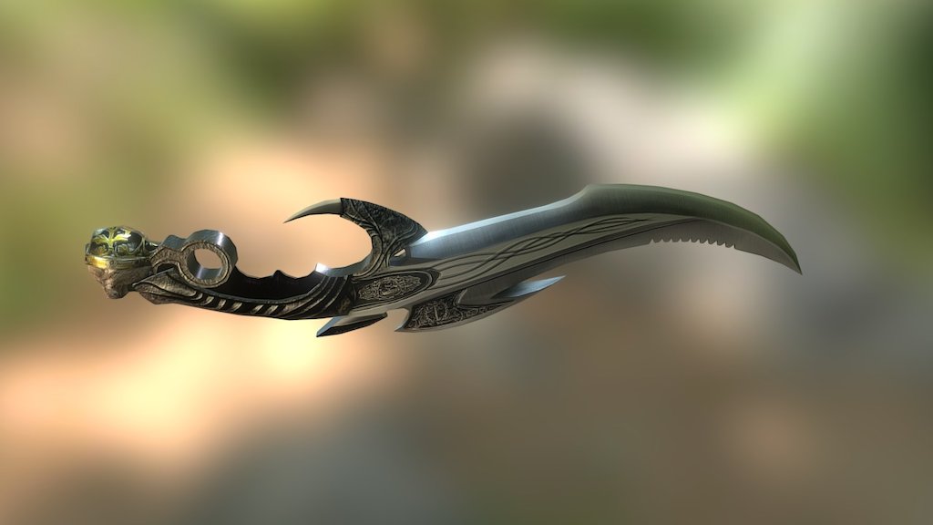 BlackShots Knife Nz1 3d model