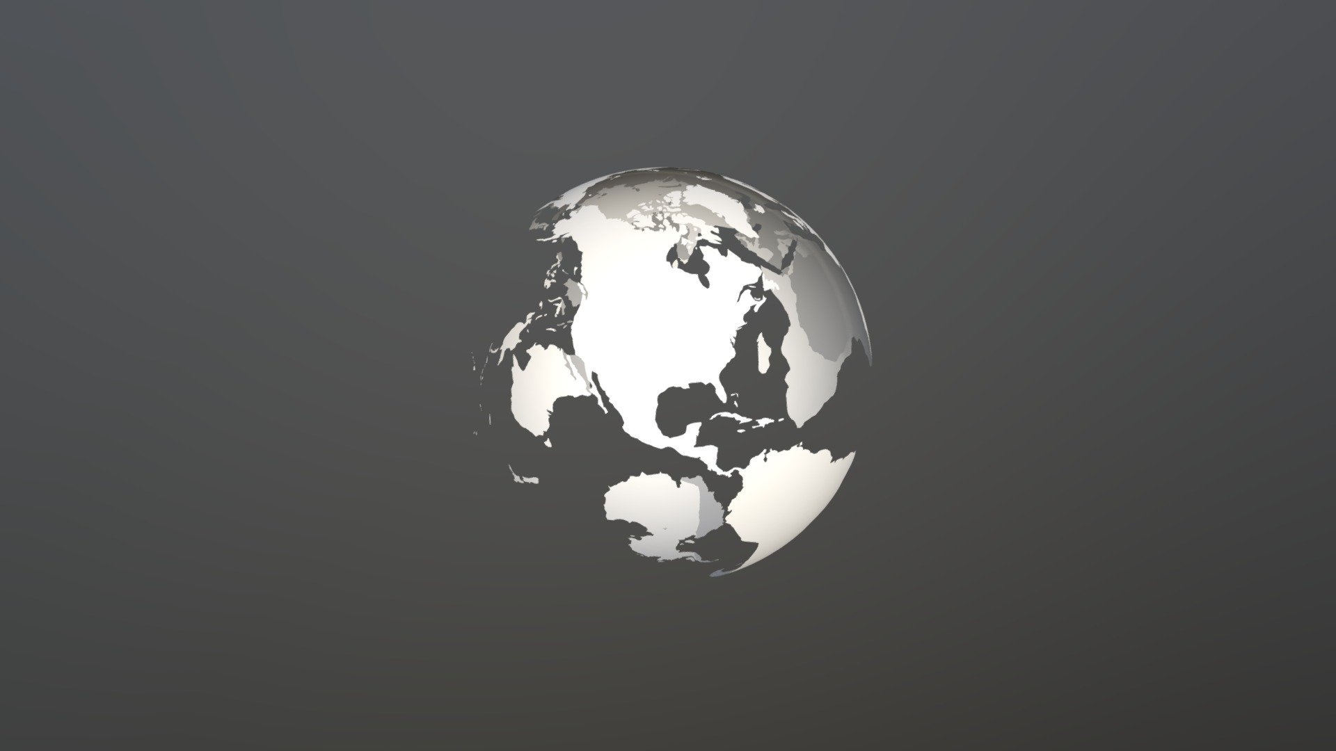 Continents 3d model