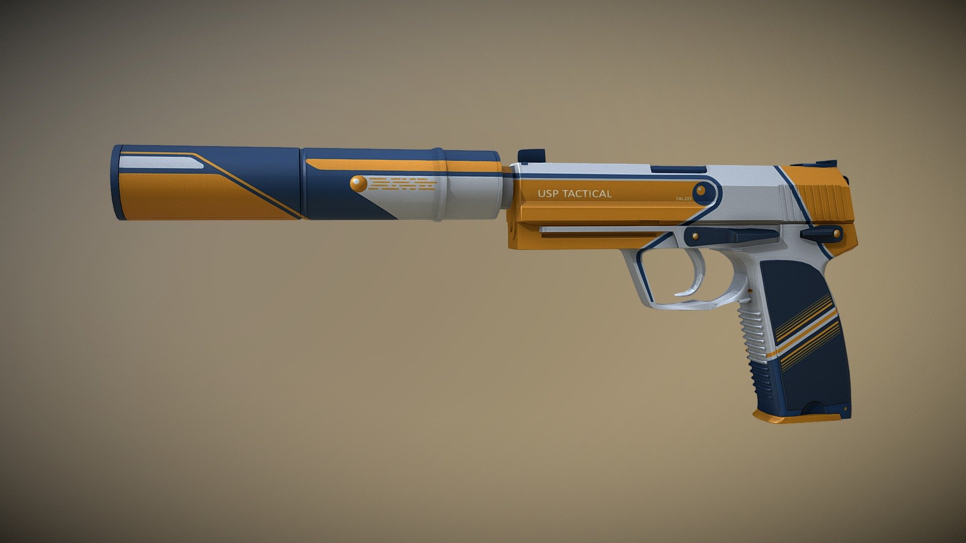 USP-S Airsoft 3d model