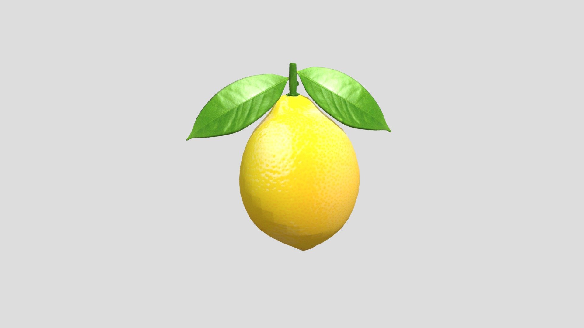 Lemon 3d model