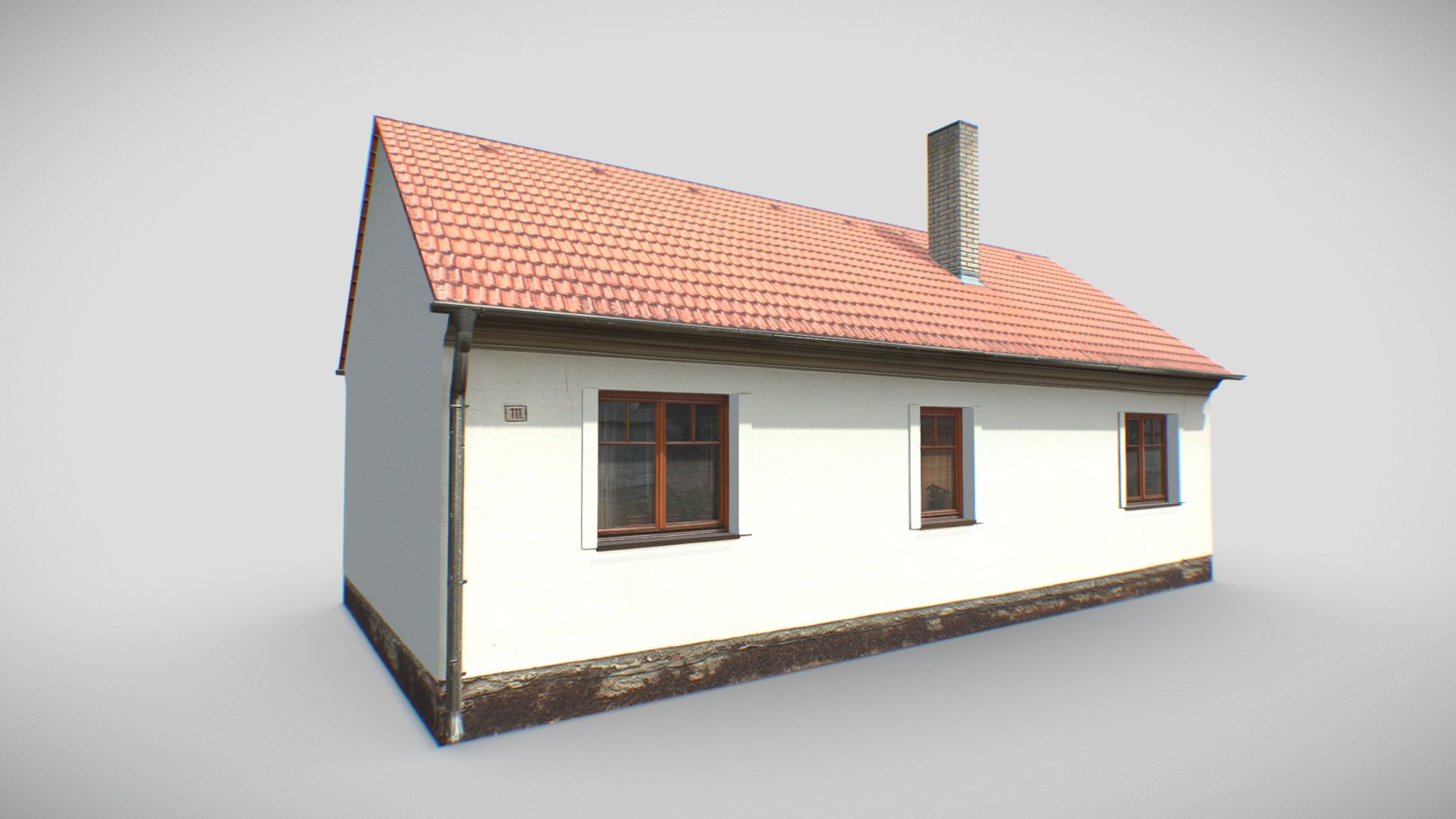 House realistic simple 3d model