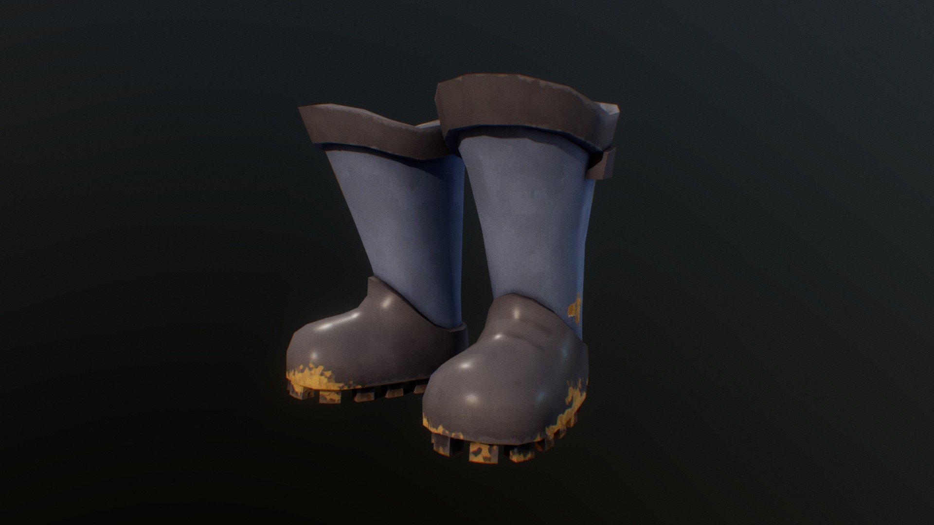 Rain Boots 3d model