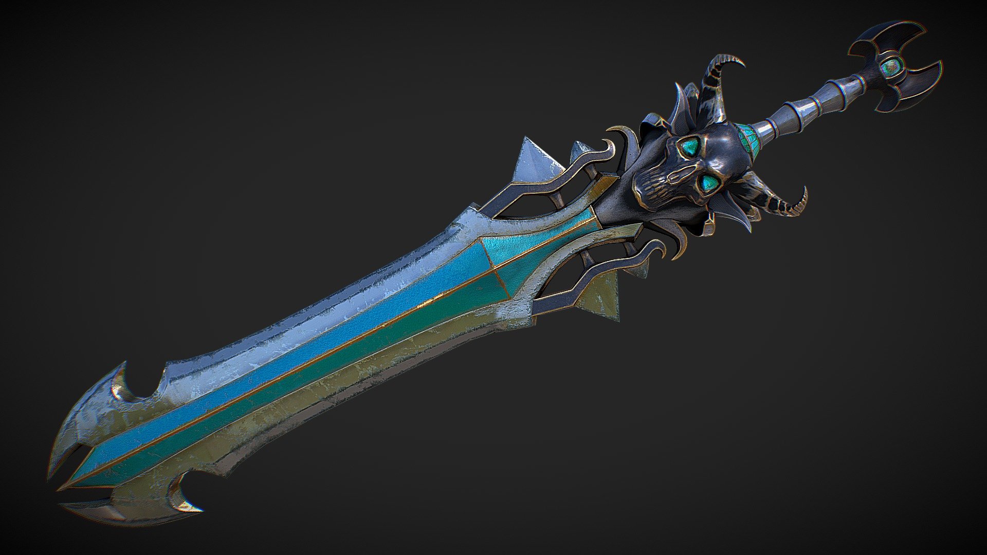 Fantasy_sword_18 3d model