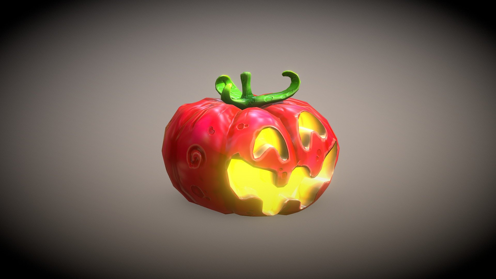 Pumpkin Head 3d model