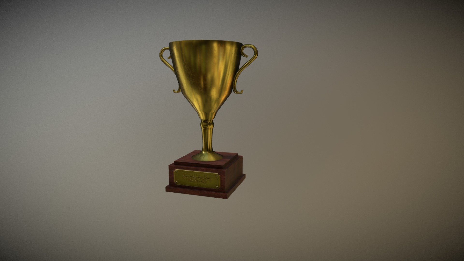 Trophy 3d model