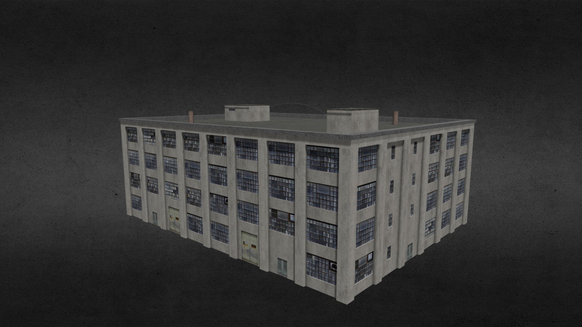 Old Factory 3d model