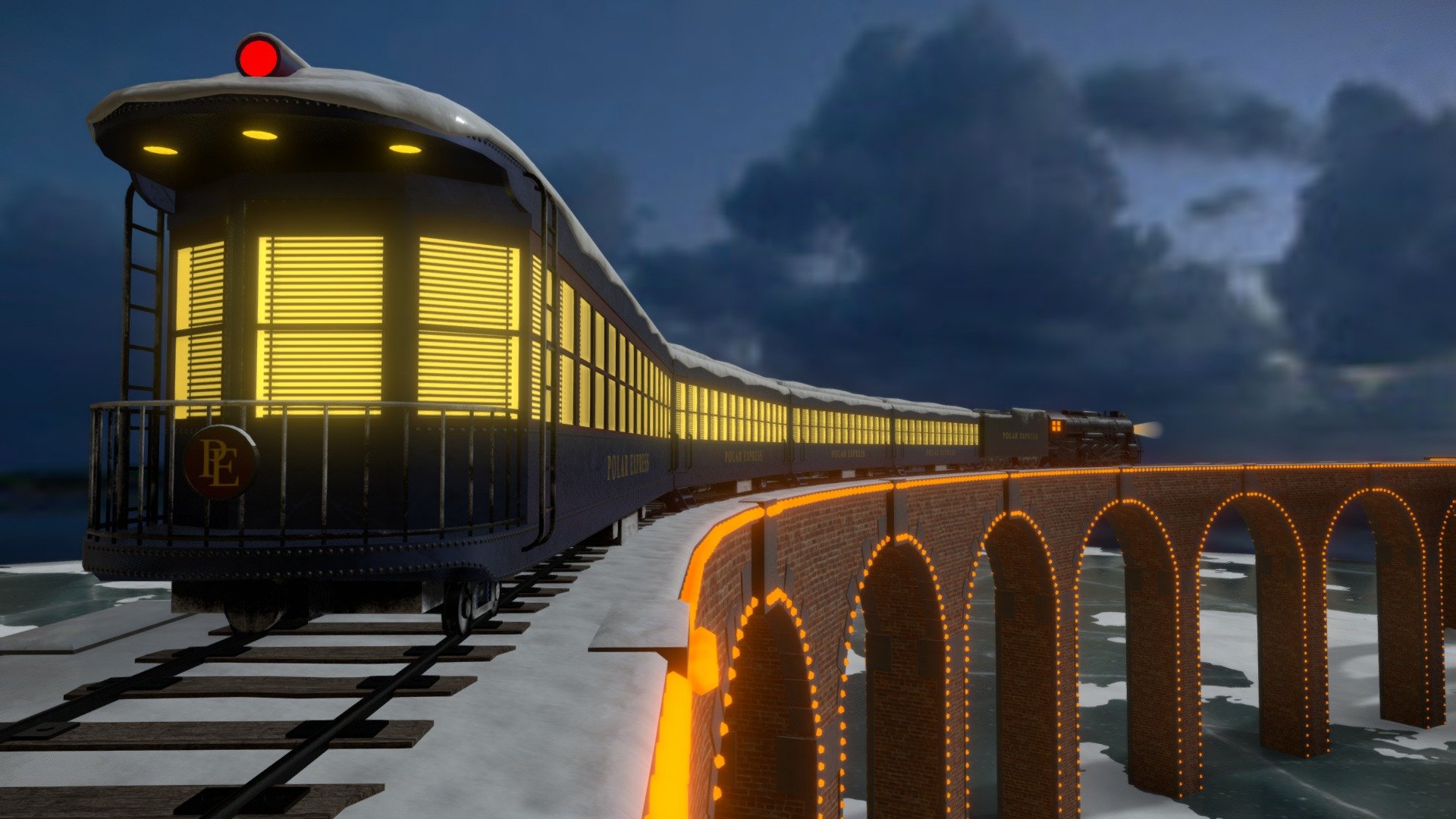 The Polar Express 3d model