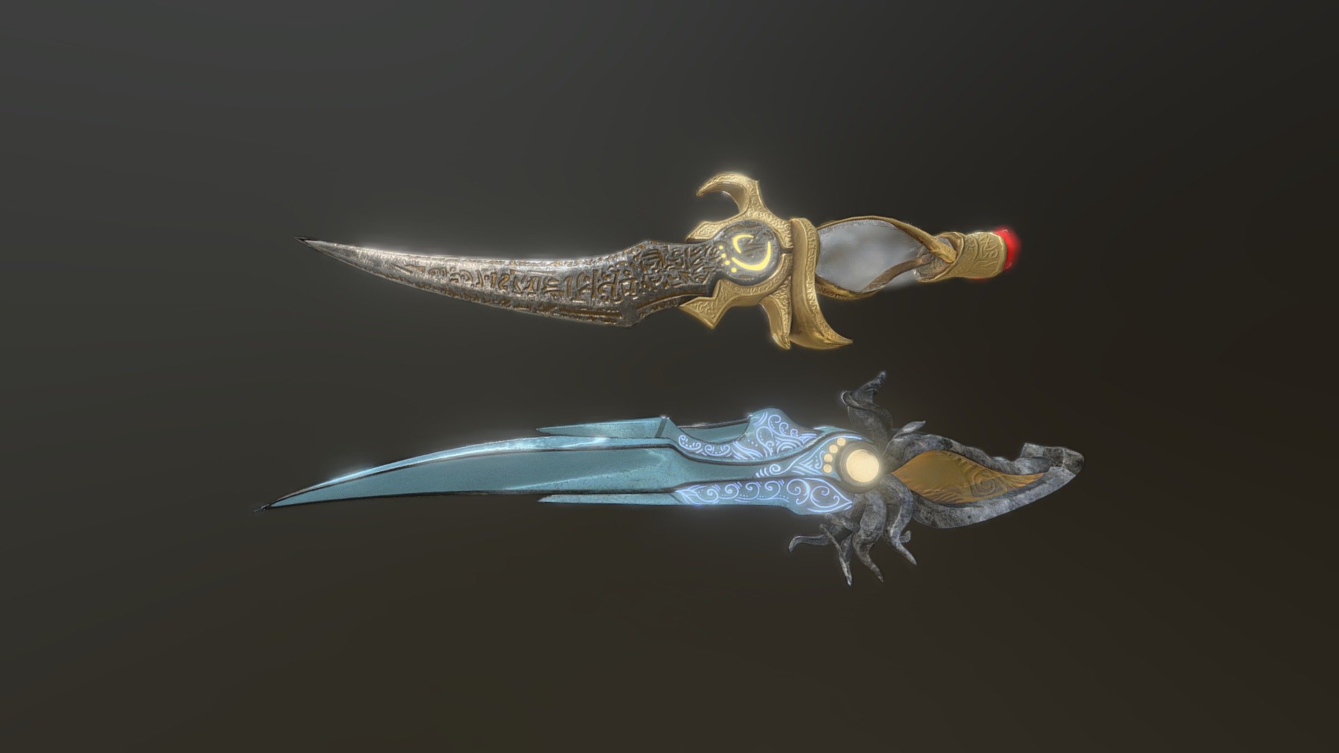 Daggers of time 3d model