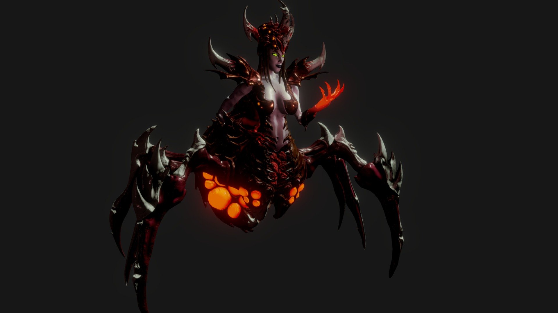 Spider Queen 3d model