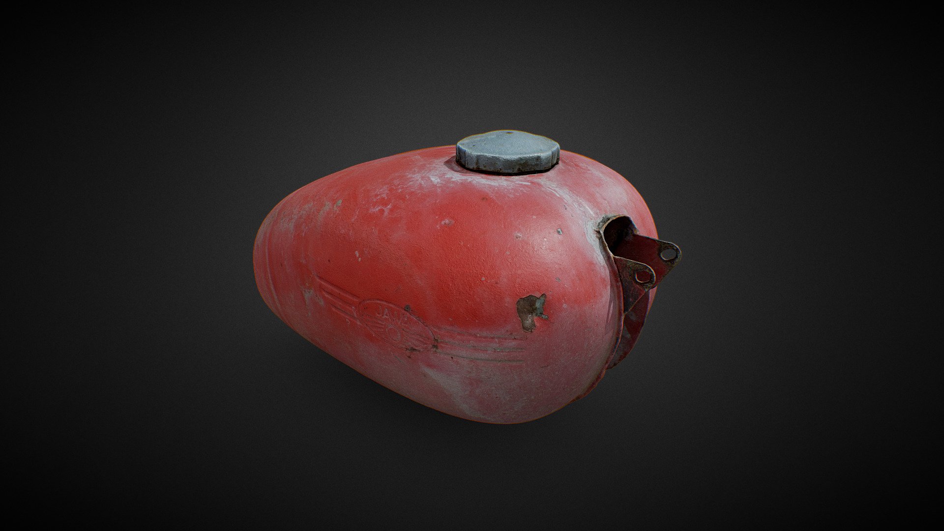 Tank Motorbike 3D Scan 3d model