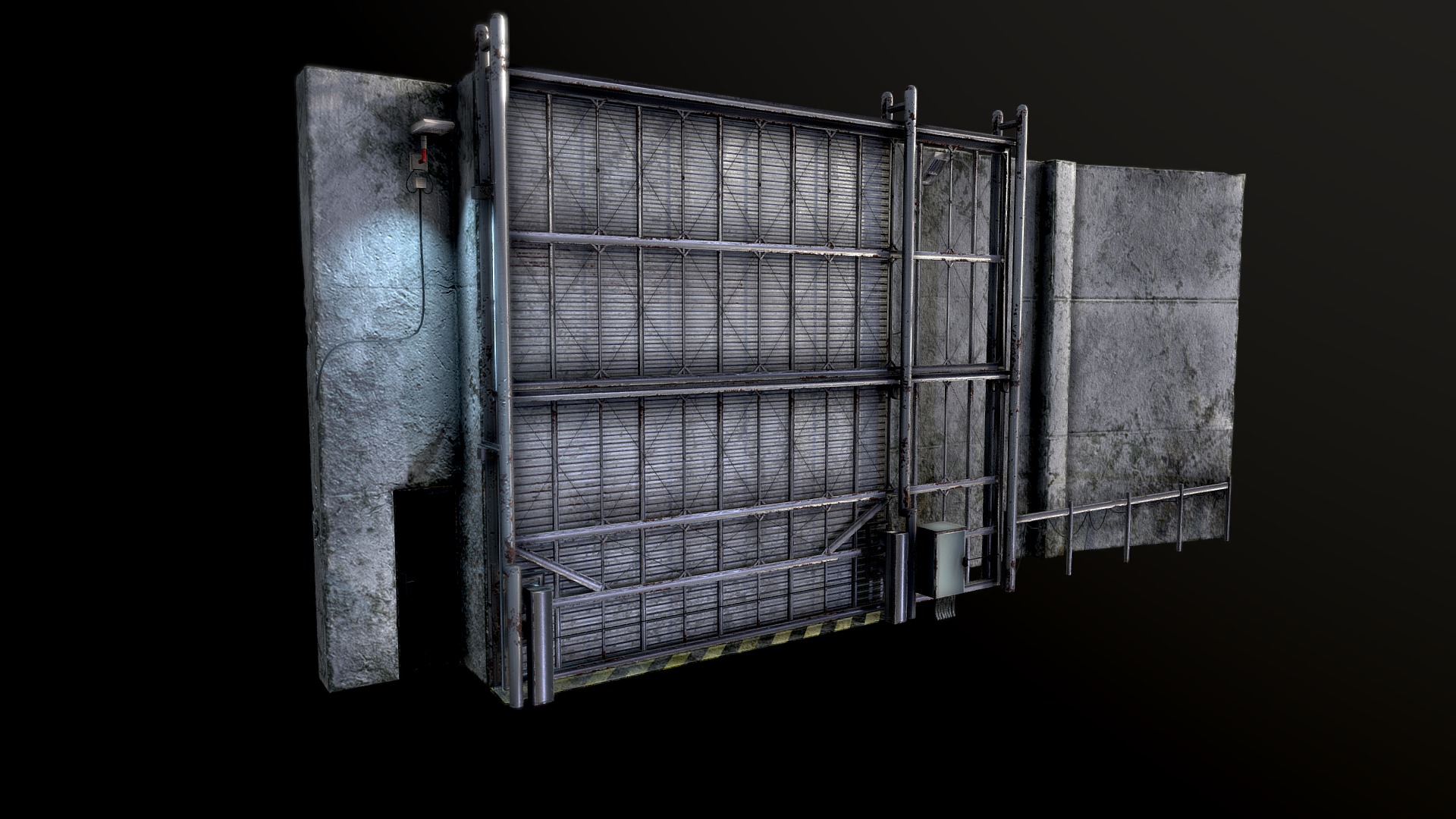 Security Gate 3d model