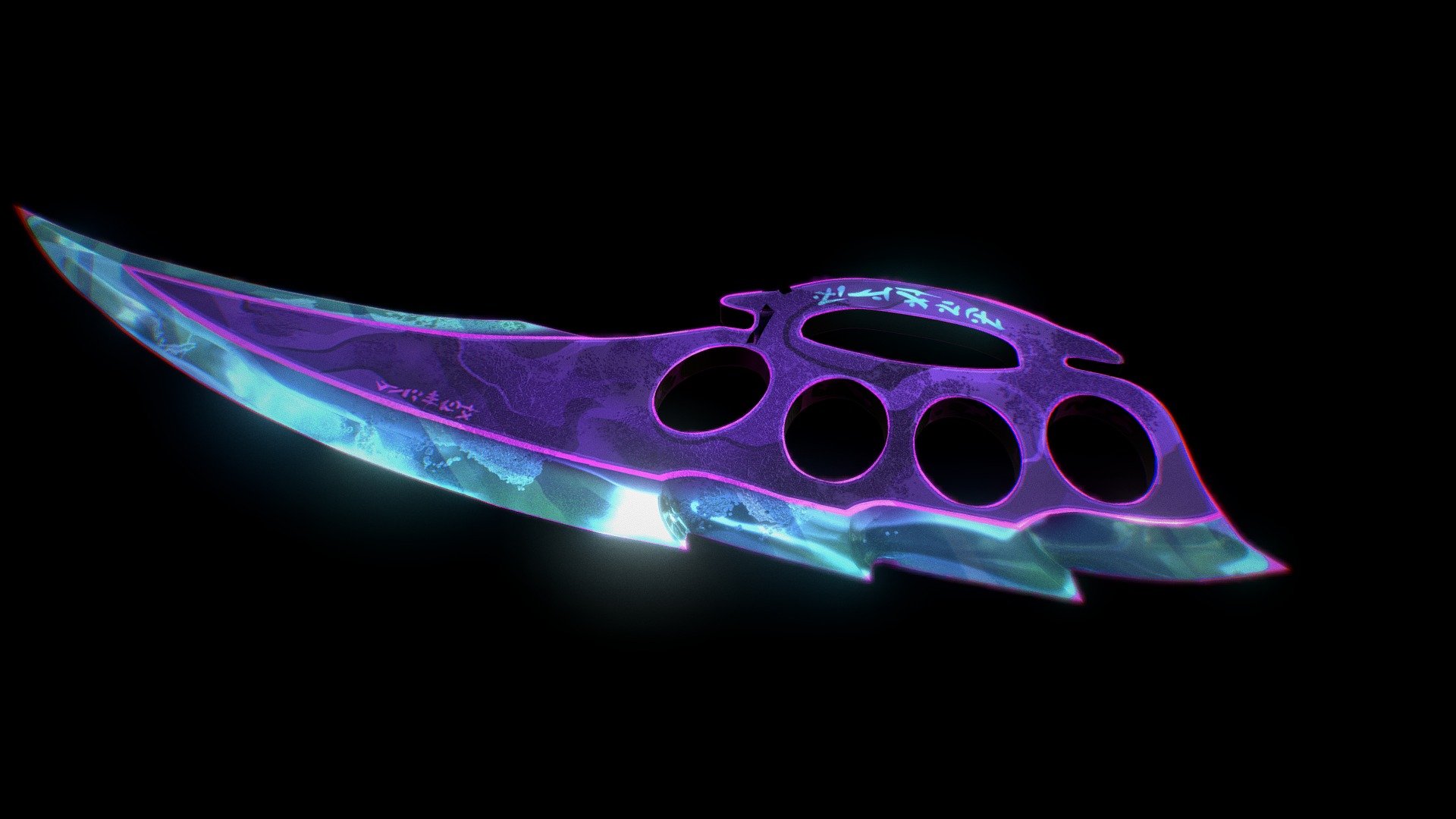 Knife Knuckle | Neonew 3d model