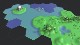 Lowpoly Hex Terrain