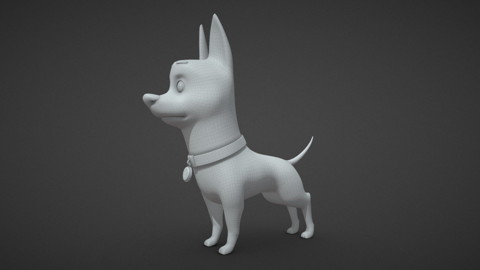 Dog Base 3d model