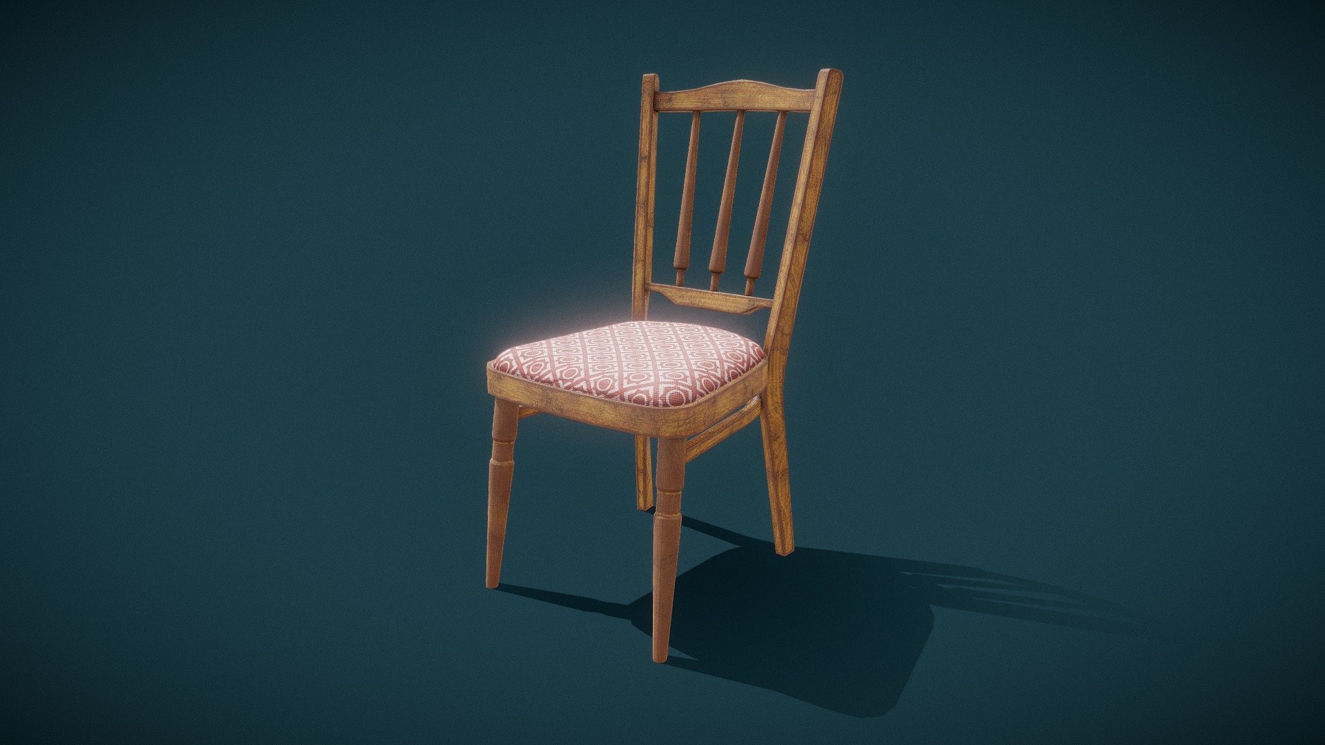 Low Poly Chair 3d model