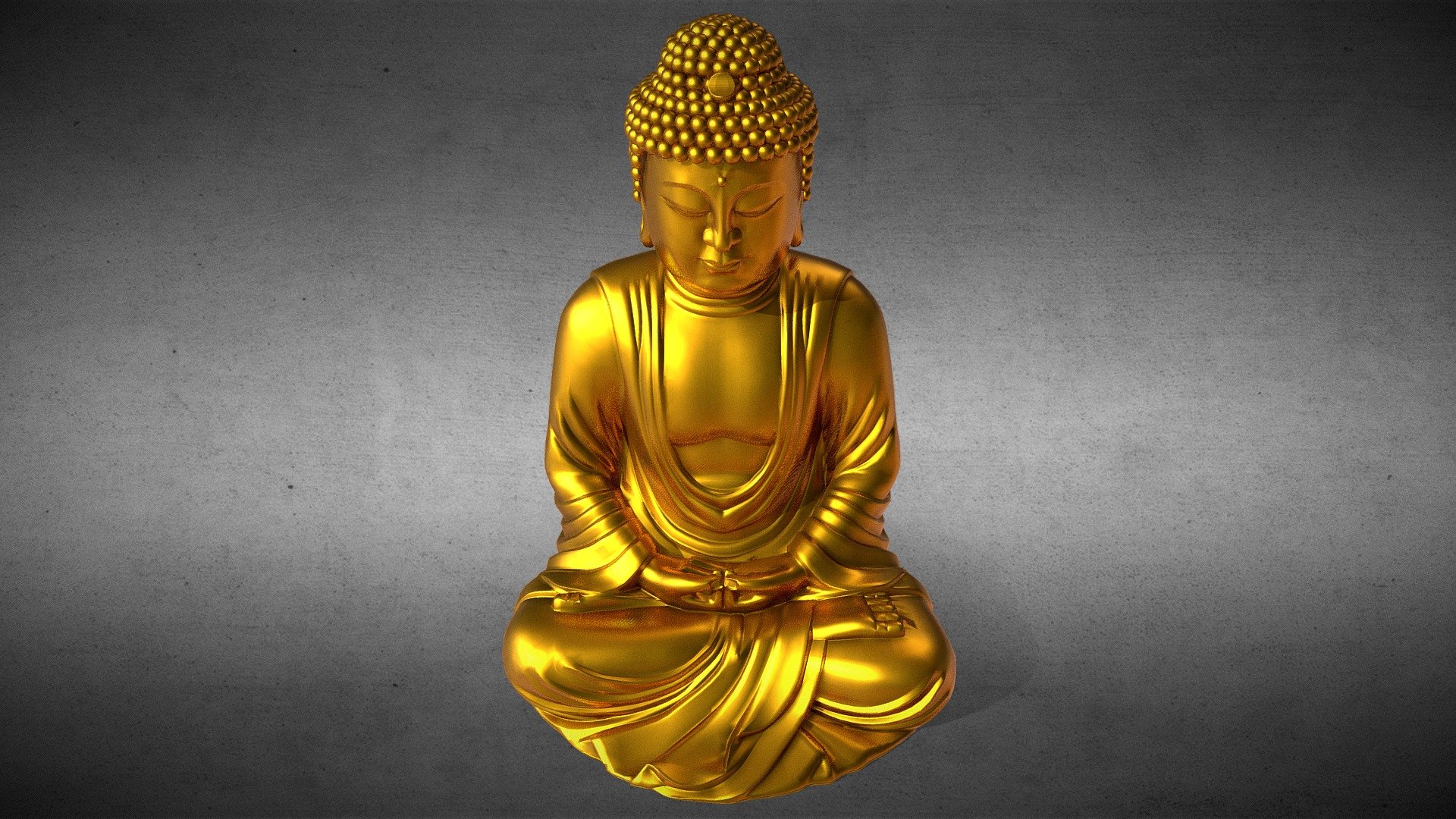 Buddha statue 3d model