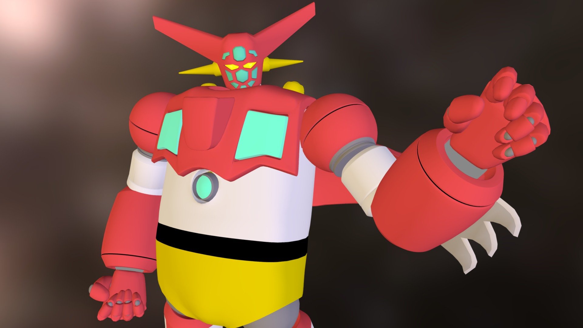 getter robo ONE 3d model