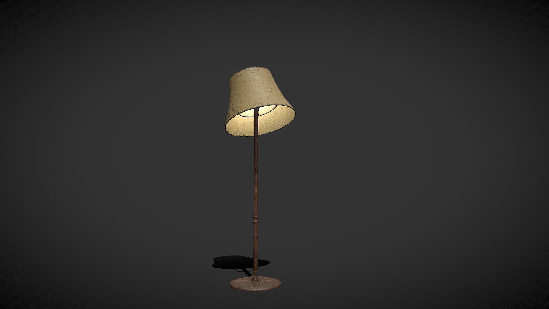 standard lamp 3d model