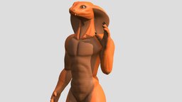 Anthro Snake Model