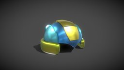 Cartoon Robot Helmet Model CRH7