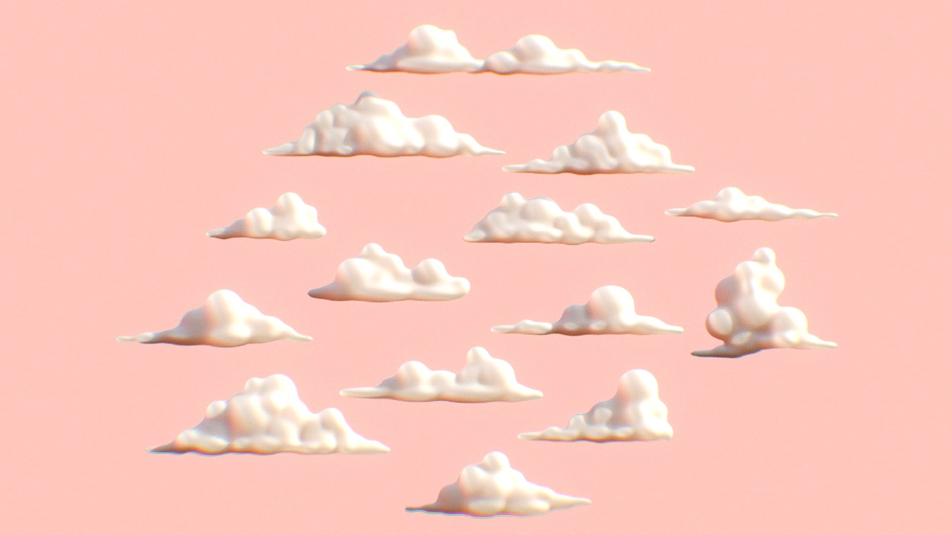 CLOUDS PACK 3d model