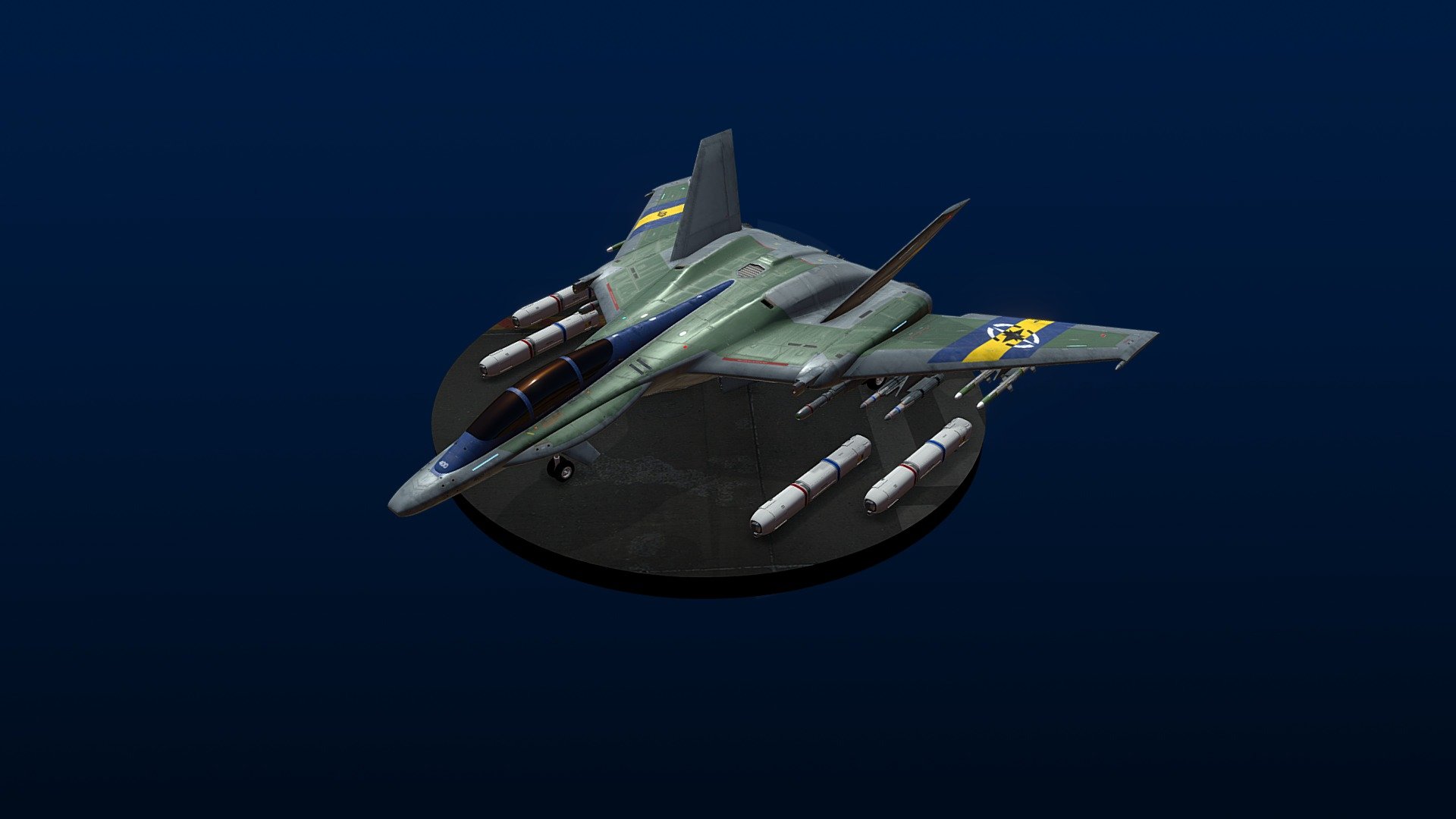 F-54 Sabre 3d model