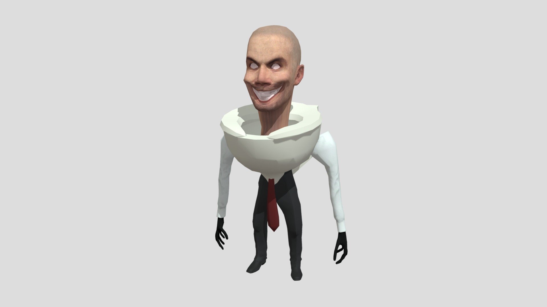 Skibidi_Toilet_man 3d model