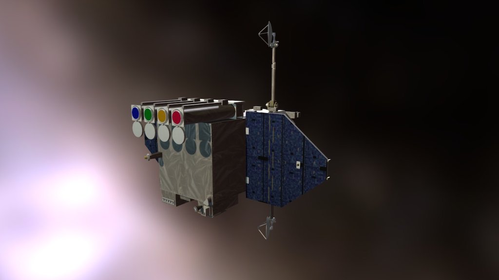 Solar Dynamics Observatory 3d model