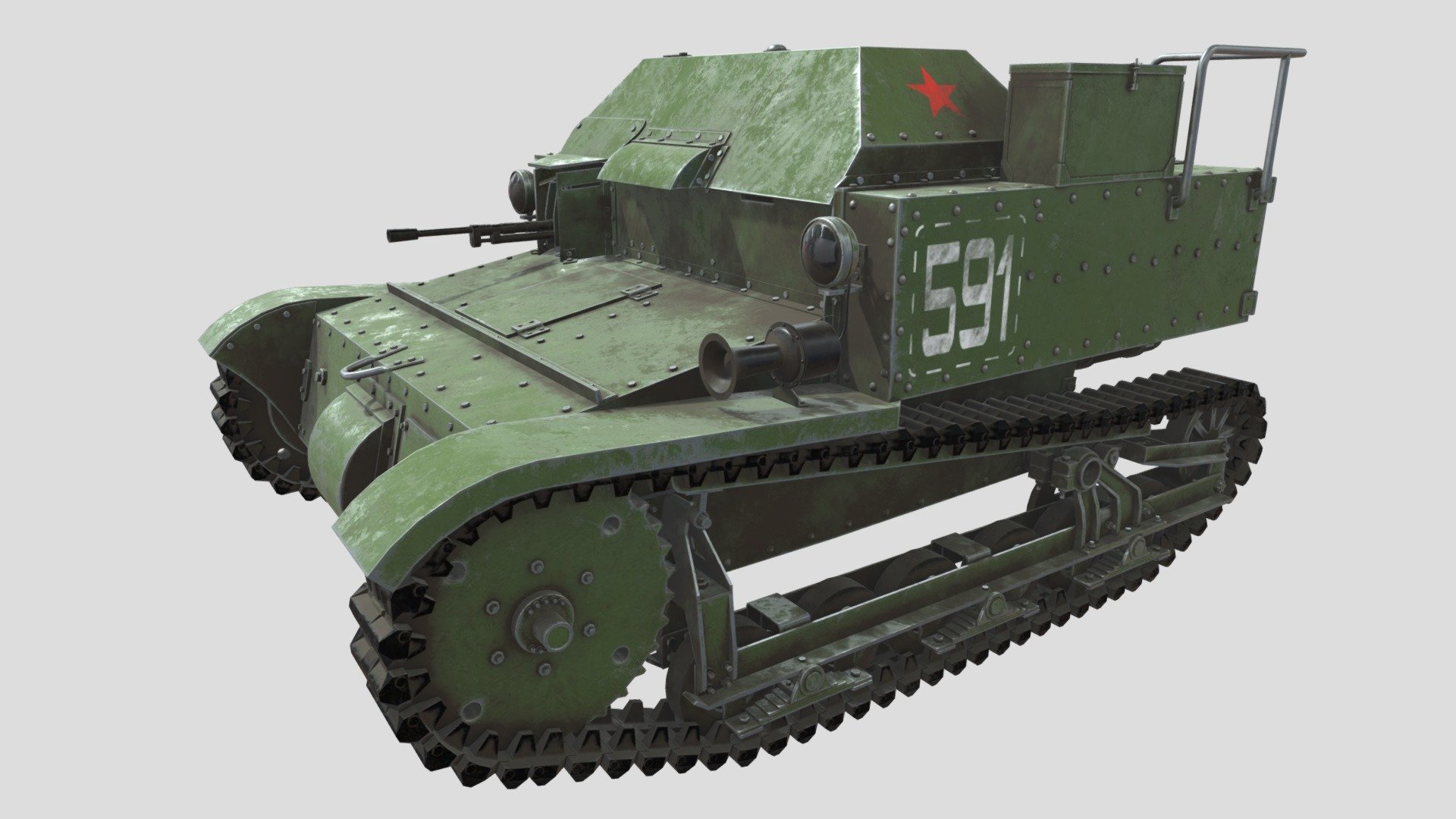 Т-27 3d model