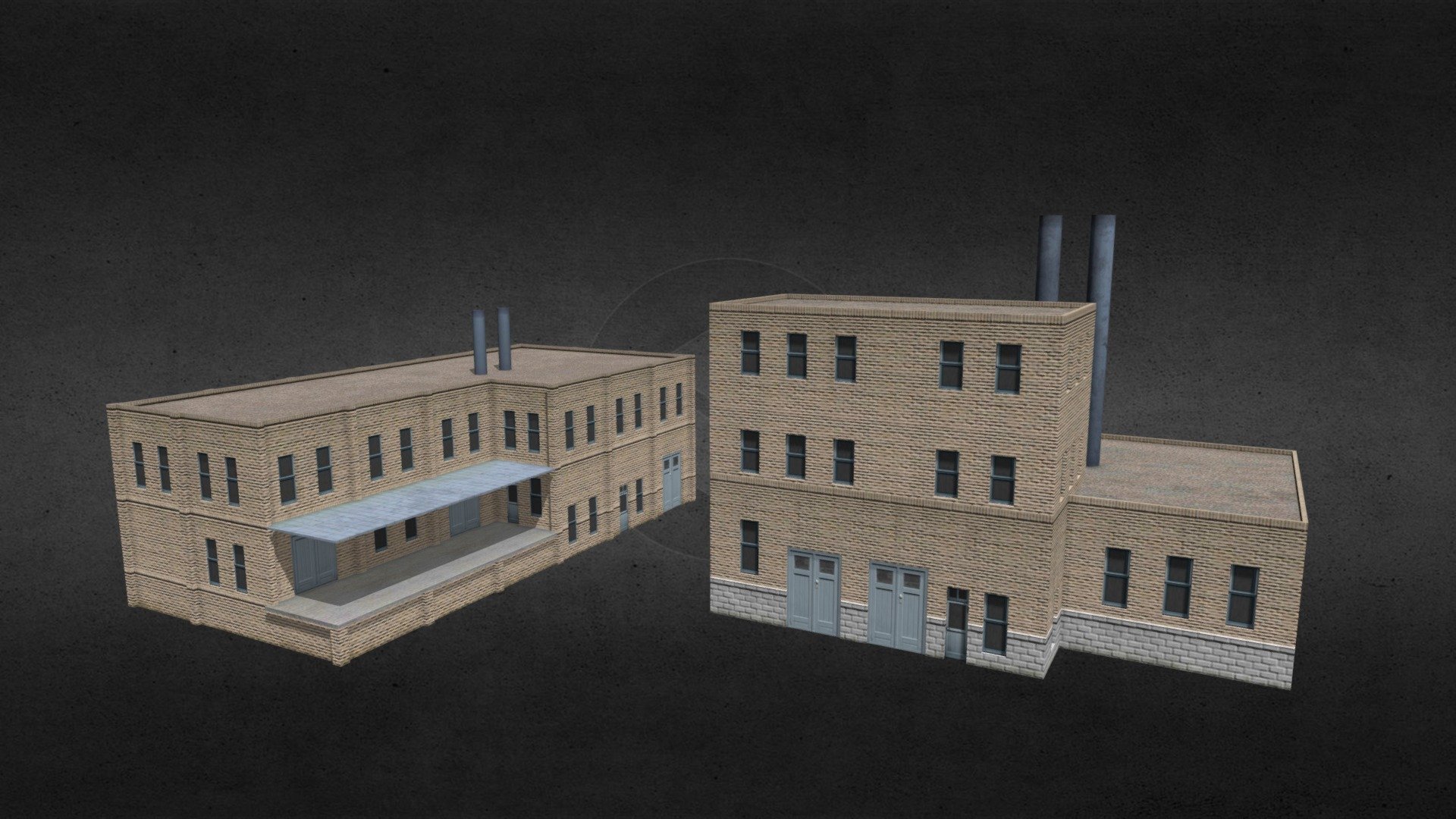 Factory 03 3d model