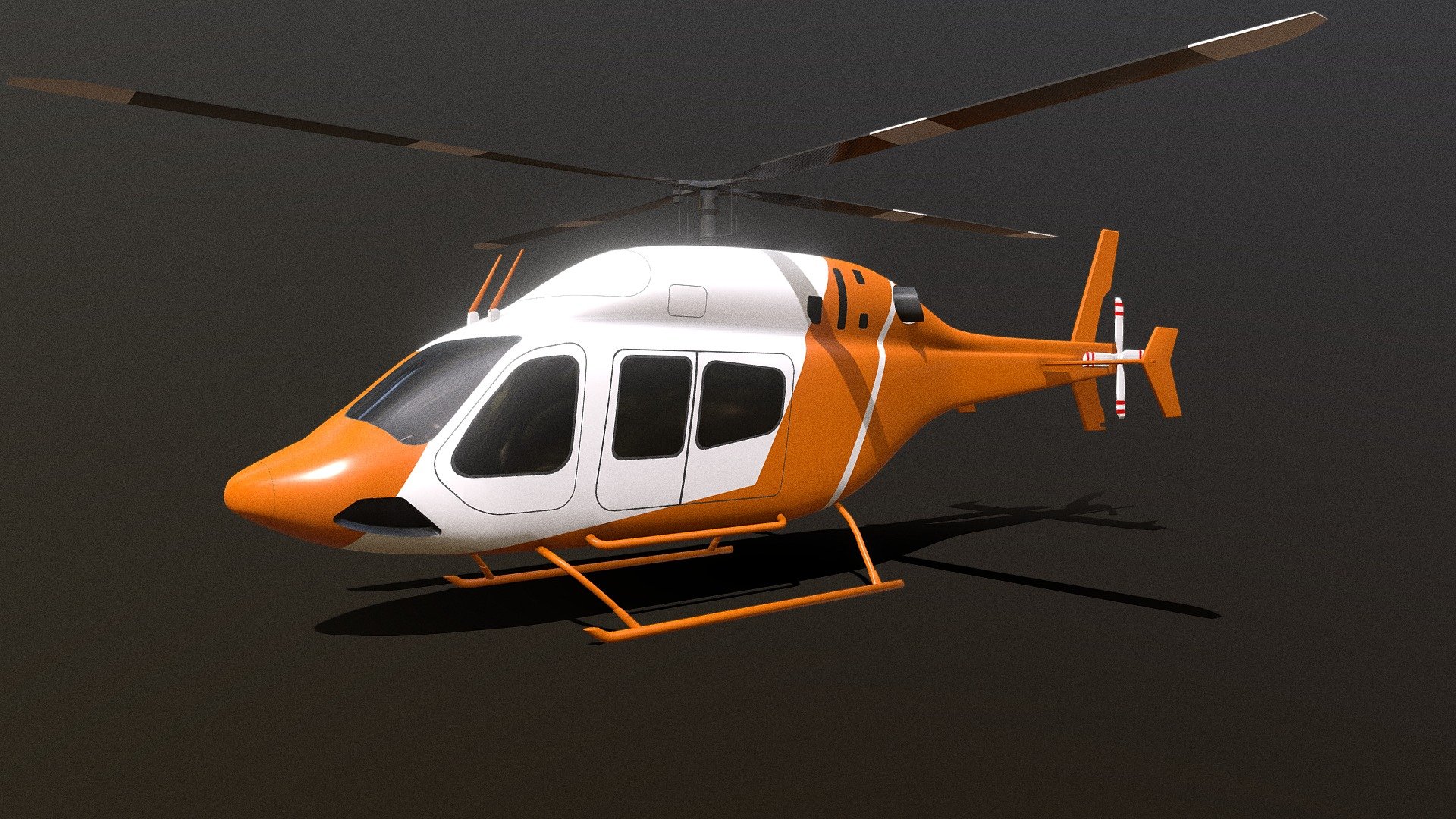 Bell 429 Helicopter 3d model