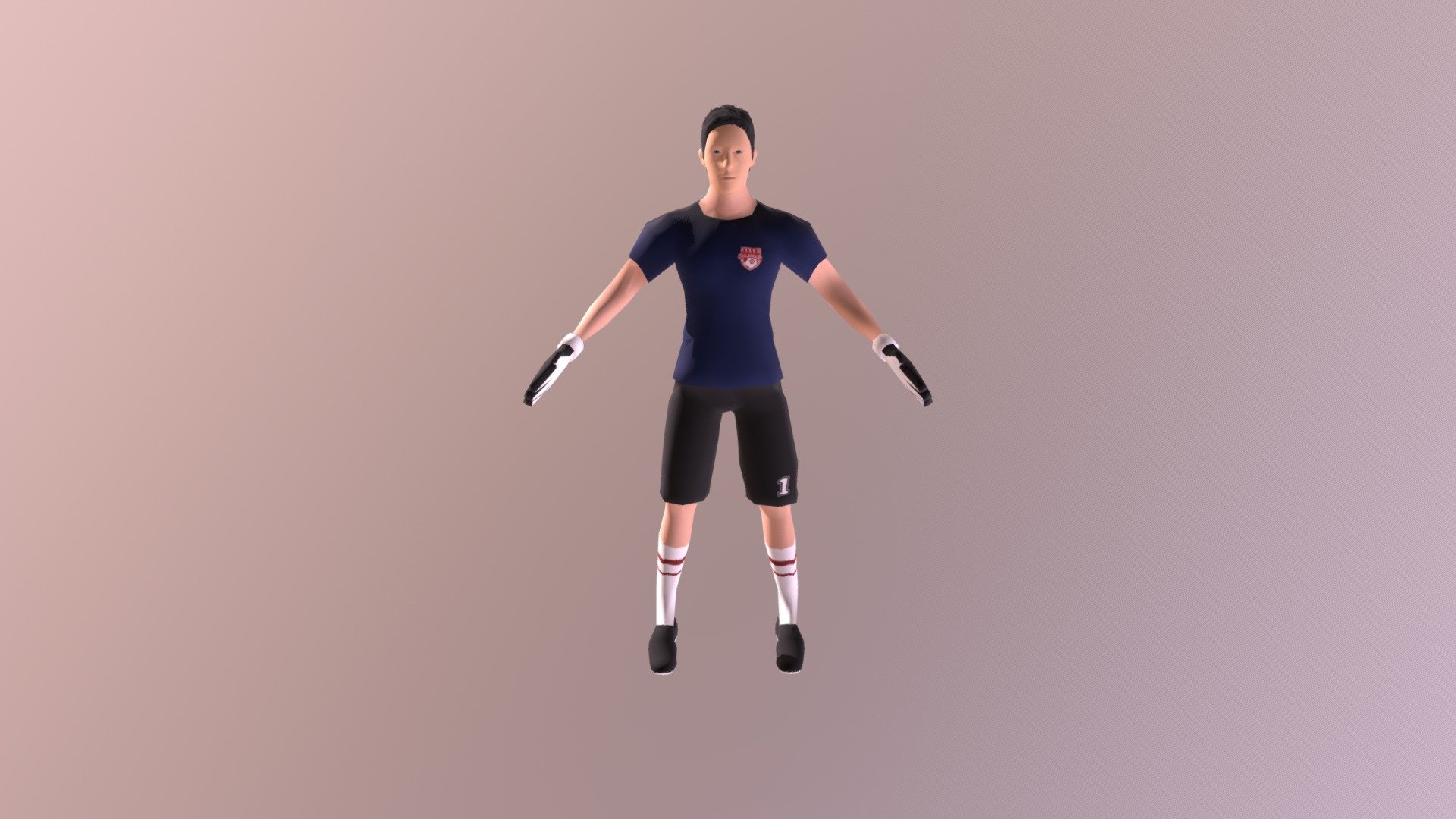 Goalkeeper 3d model