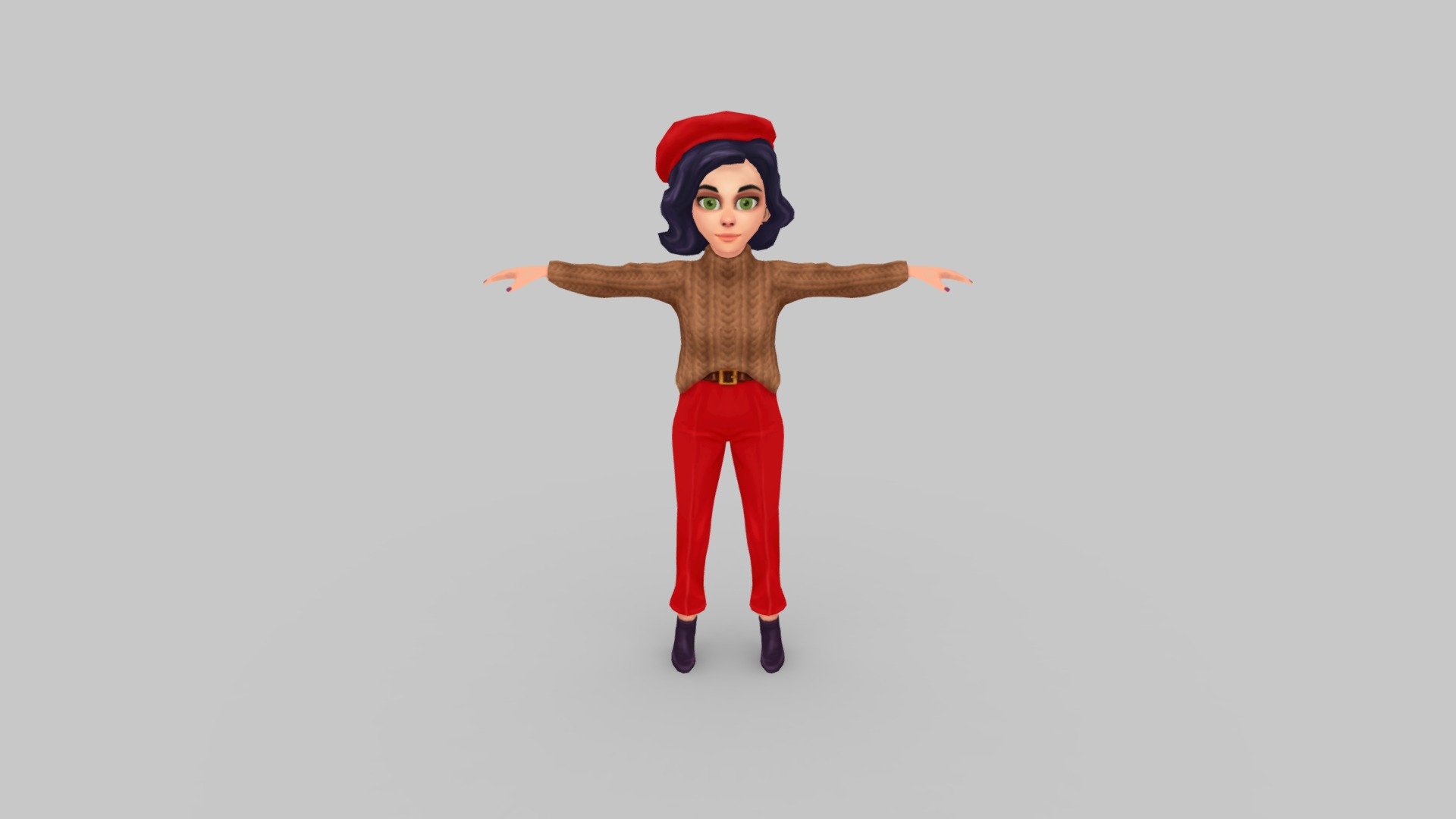 Emily (November In Paris battle pass) 3d model